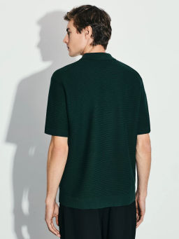 Джемпер поло текстурной вязки / Zarina