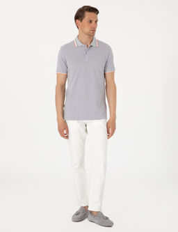 A__k Gri Slim Fit Polo Yaka Ti__rt - Pierre cardin фото 4