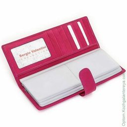 Женская кожаная визитница Sergio Valentini СВ 8142-075  фото 3