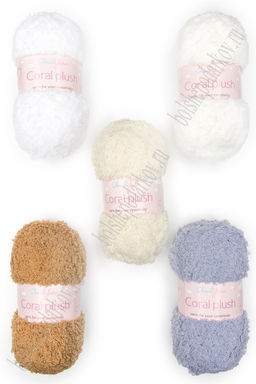 Пряжа Coral plush 100 гр (5 шт) SF-7843, №1