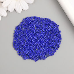 Бисер стекло 12/0 «Синий», ровный №683, 450 г