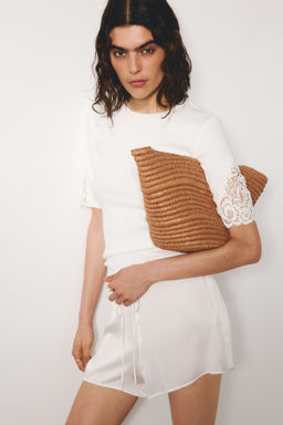 Top de canal? con inserciones de encaje - H&m фото 5