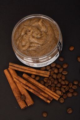 Разогревающий гель-скраб для тела Упругость кожи с корицей и кофе - Siberina фото 4