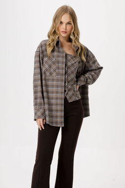 Рубашка Pirs 6394 серый