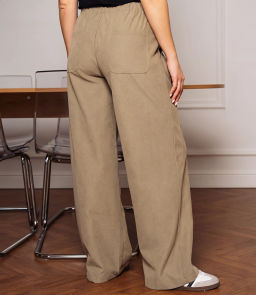 Брюки #ОКТ165005, бежево-серый - Dommod фото 4