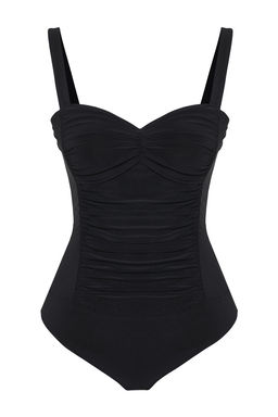 Siyah Drapeli C?tc?tl? Orme Body TPRSS25BD00011 - Trendyolmilla фото 6