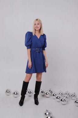 Платье с объёмными рукавами - Martichelli фото 2