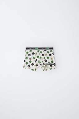 6-14 A?OS/ PACK DOS B?XERS MINECRAFT MOJANG AB. / Verde / Crudo - Zara фото 3