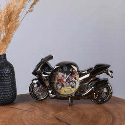 Часы настольные Мотоцикл 25 см / PF004B /уп 72/ - Галеонтрейд фото 2