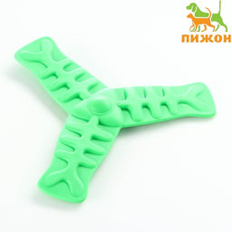 Бумеранг Рыбы тройной, 18,5 х 16,5 см, зелёный