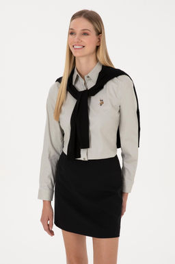 Kad_n A__k Haki Uzun Kollu Basic G_mlek - U.s. polo assn фото 3