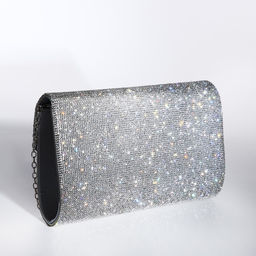 Сумка-клатч на клапане, цвет серебряный - Simaland фото 2