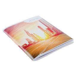 Тетрадь 96 листов в линейку Calligrata Город, обложка мелованный картон, блок №2, белизна 75% (серые листы), (серые листы) МИКС  фото 3