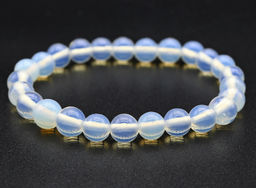 Браслет шарик 8мм из лунного камня имитация