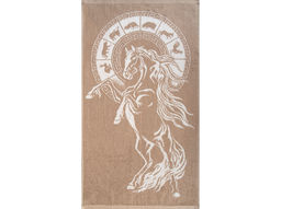 Полотенце махровое 6с103.512ж2 Гороскоп-лошадь (лен3) 50х90см