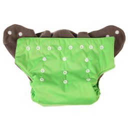 Трусики-подгузник, многоразовый, угольно-бамбуковая ткань, цвет зеленый, от 0-36 мес. - Крошка я фото 6