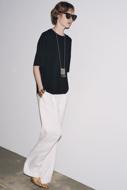 OVERSIZE PLAIN KNIT TOP - Zara фото 4