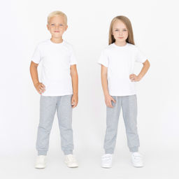 Брюки детские серый меланж 455/1 (98, 56)