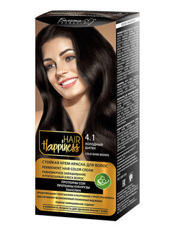 Белита-М Hair Happiness Крем-краска д/волос аммиачная №4.1 холодный шатен