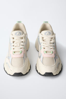 MESH SPORTY TRAINERS - Zara фото 5