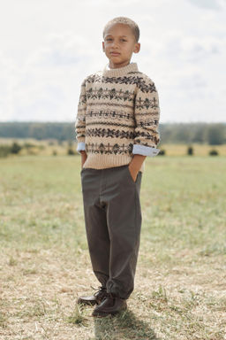 LIMITED EDITION PATTERNED KNIT JUMPER