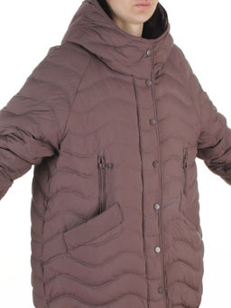 H-8912 BROWN Куртка пуховая женская