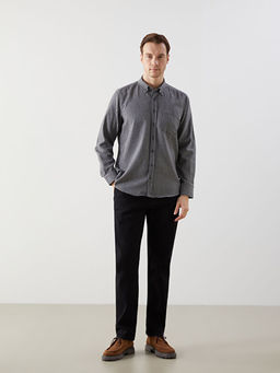 Regular Fit Uzun Kollu Ekose Erkek G?mlek