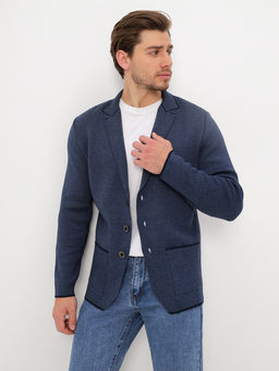 Кардиган мужской GREG G136-KF-жаккард (деним590/345)  фото 3