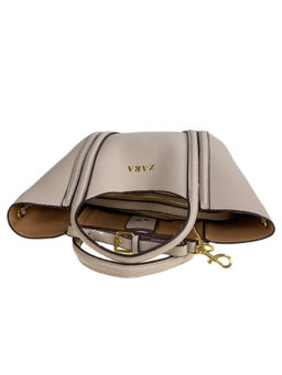 Женская сумка из искусственной кожи, цвет молочный - Greta фото 2