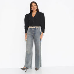 Блуза из хлопка, На пике успеха (черная) - Charutti фото 14