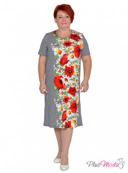 Платье Модель №1450 размеры 44-84 - Plusmoda фото 6