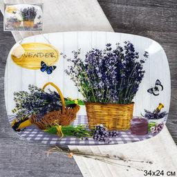 Блюдо прямоугольное глубокое 34,5х23,5 см/ S445014C-W030 /уп 12/