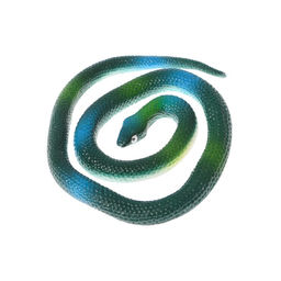 Цена за 4 шт. Прикол Гадюка, резиновая, 70 см, цвет темно-зелёный - Simaland фото 5