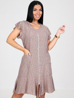 111 ПЛАТЬЕ/ХАЛАТ (Серый) - А-дина фото 3