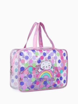 Набор косметичек для бассейна 2 в 1 «Котик», с рисунком, разноцветный