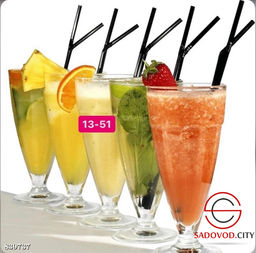 Цветные трубочки для коктейлей