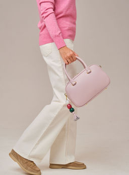 Кожаная сумка Hawaii DBR 31216 розовый дым фото 15