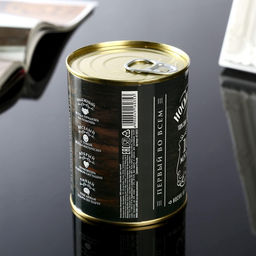 Носки мужские в банке «100% мужчина», подарочные, чёрные, 43-45 р-р