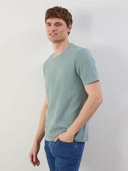 Bisiklet Yaka D?z Erkek Ti??rt