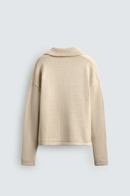 COTTON BLEND KNIT POLO SHIRT - Zara фото 10