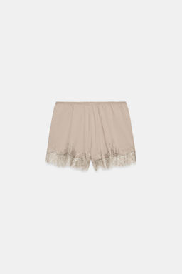 SHORTS BORDADOS / Marr?n / Topo - Zara фото 4