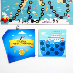 Настольная развивающая игра Кругосветная математика - Лас Играс фото 5