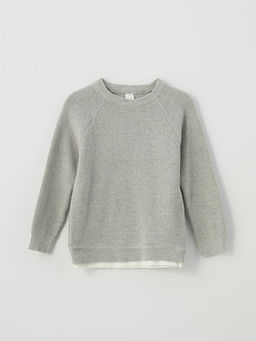 Bisiklet Yaka Uzun Kollu K?z Bebek Kazak