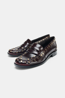 STUD DETAIL LOAFERS - Zara фото 4