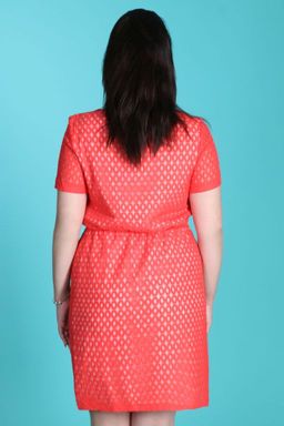 Платье красное женское летнее с завязками на талии - Almond фото 2