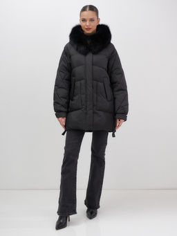 Куртка зимняя женская с мехом и капюшоном  Бренд: Visdeer  фото 11