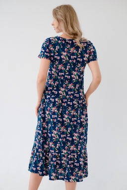 Платье женское из кулирки Кармелита сакура - Амадэль фото 10