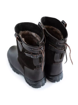 Сапоги мужские Барс, коричневые, на литой подошве