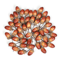 Декор «Желуди» 3×2 см, в наборе 50 шт.