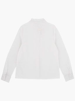 Рубашка для девочки в школу белая UD 7698 белый - Mini maxi фото 6